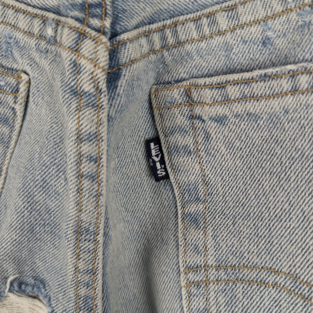 Levis 501 S Skinny Made and Crafted Patchwork Selvedge Jeans Big E - 34 - Picture 8 of 16
